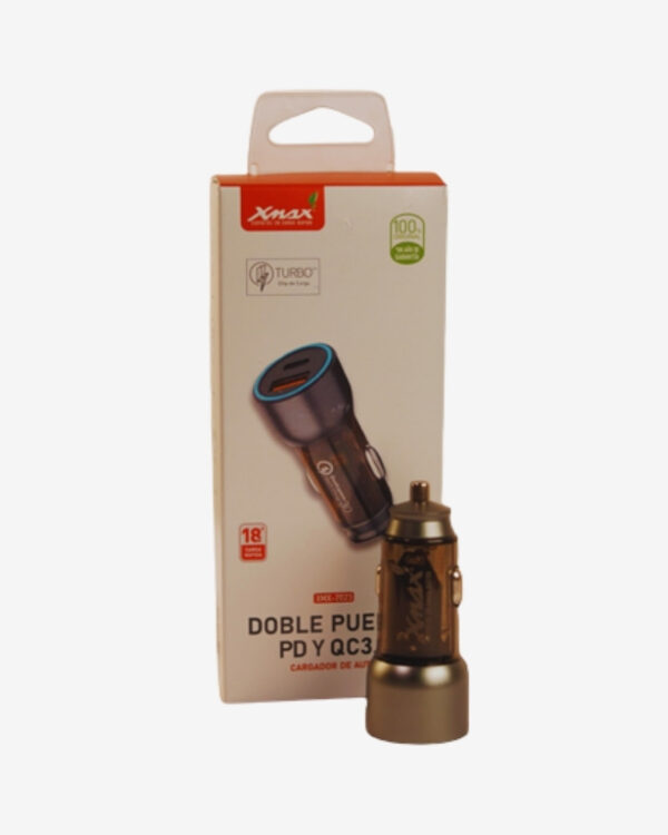 Cargador de auto y mouse inalámbrico