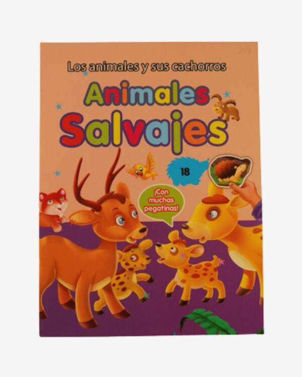Libro para colorear animales salvajes